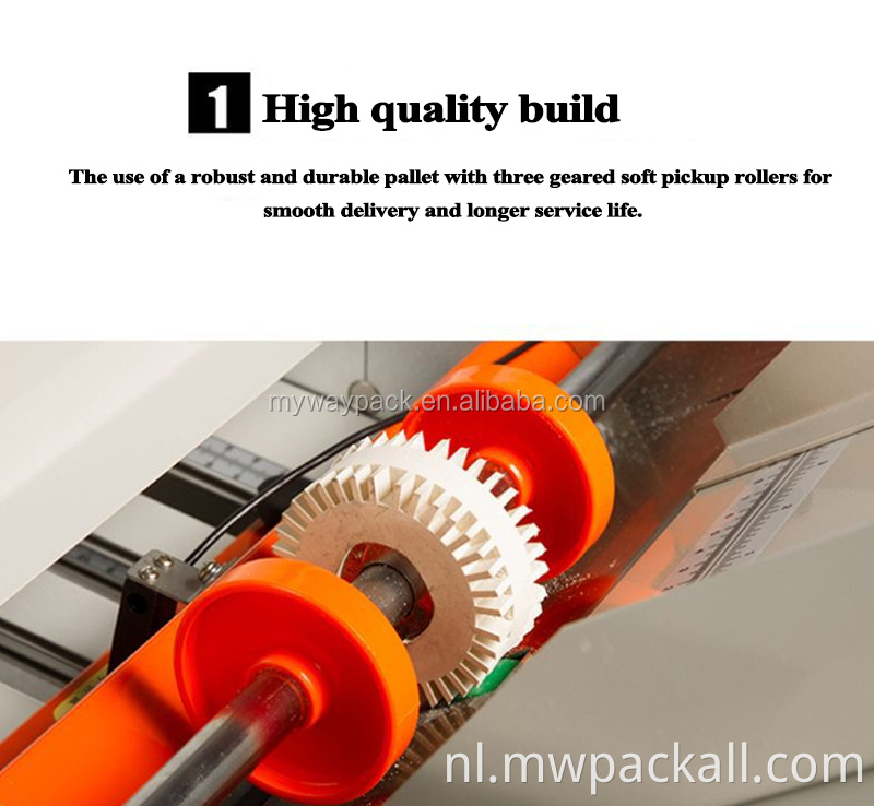 Nieuw type hoge snelheid 380*520 mm papieren vouwmachine met luchtzuigvoeder voor hete verkoop